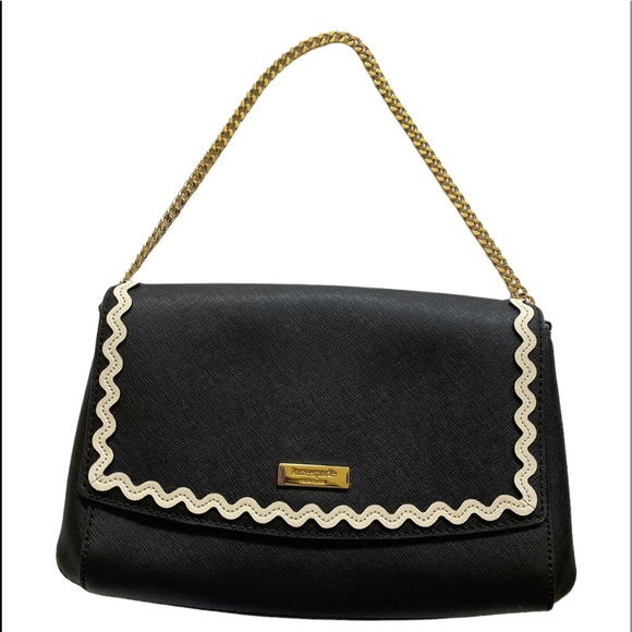 Kate Spade Laurel Way Greer Handbag Purse in Black & White - Picture 2 of 5